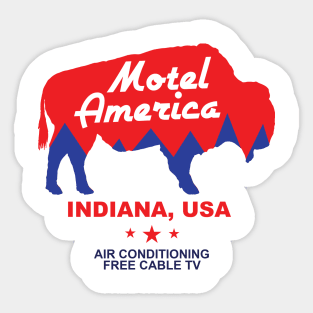 Shadow Moon Motel America - Indiana USA Sticker